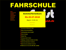 Tablet Screenshot of fahrschulteam-geist.de